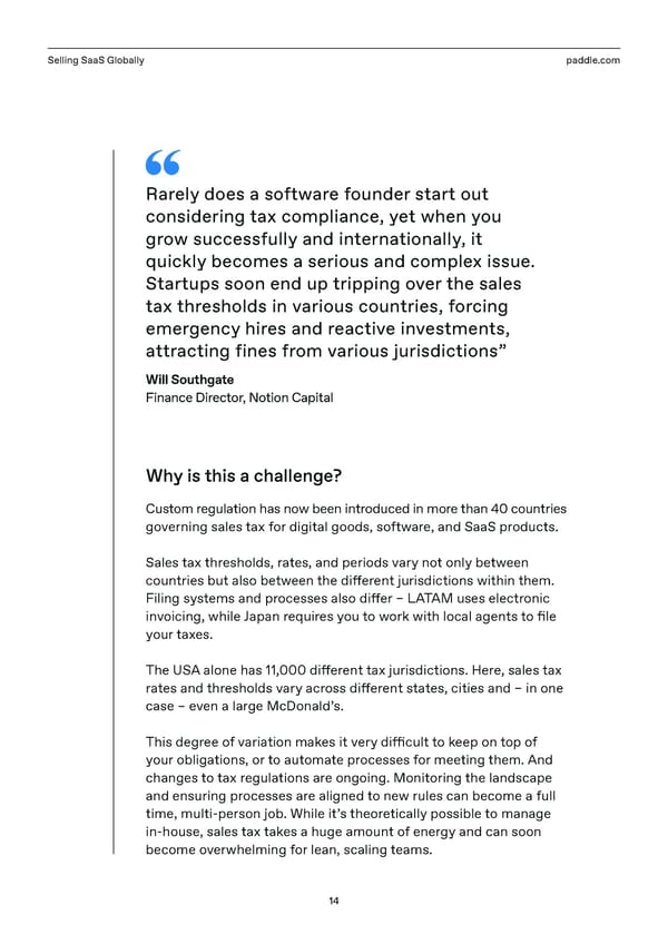 Selling SaaS Globally | Handbook - Page 14