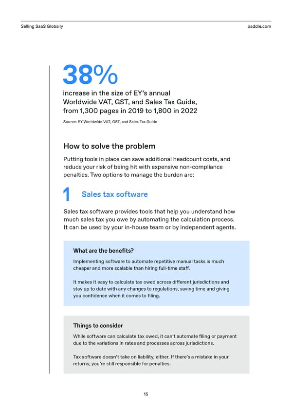 Selling SaaS Globally | Handbook - Page 15