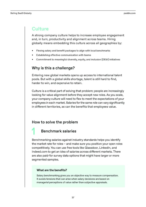 Selling SaaS Globally | Handbook - Page 37