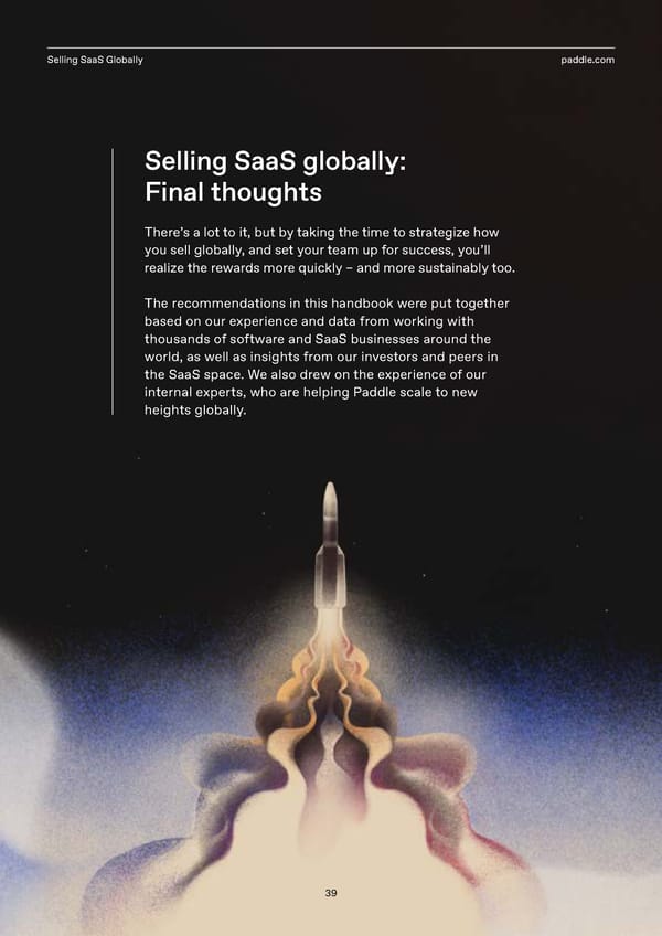 Selling SaaS Globally | Handbook - Page 39